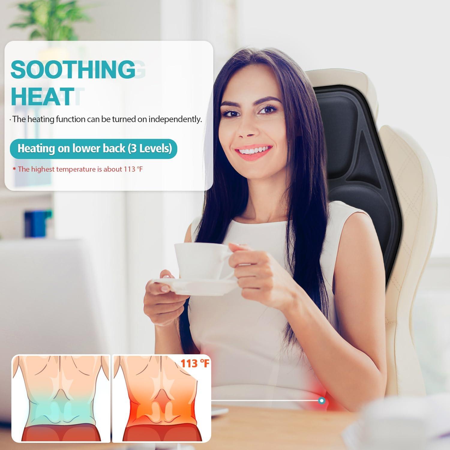 Almohadilla de Masaje con Calor Fujian Ives AVC-308C 9 Modos