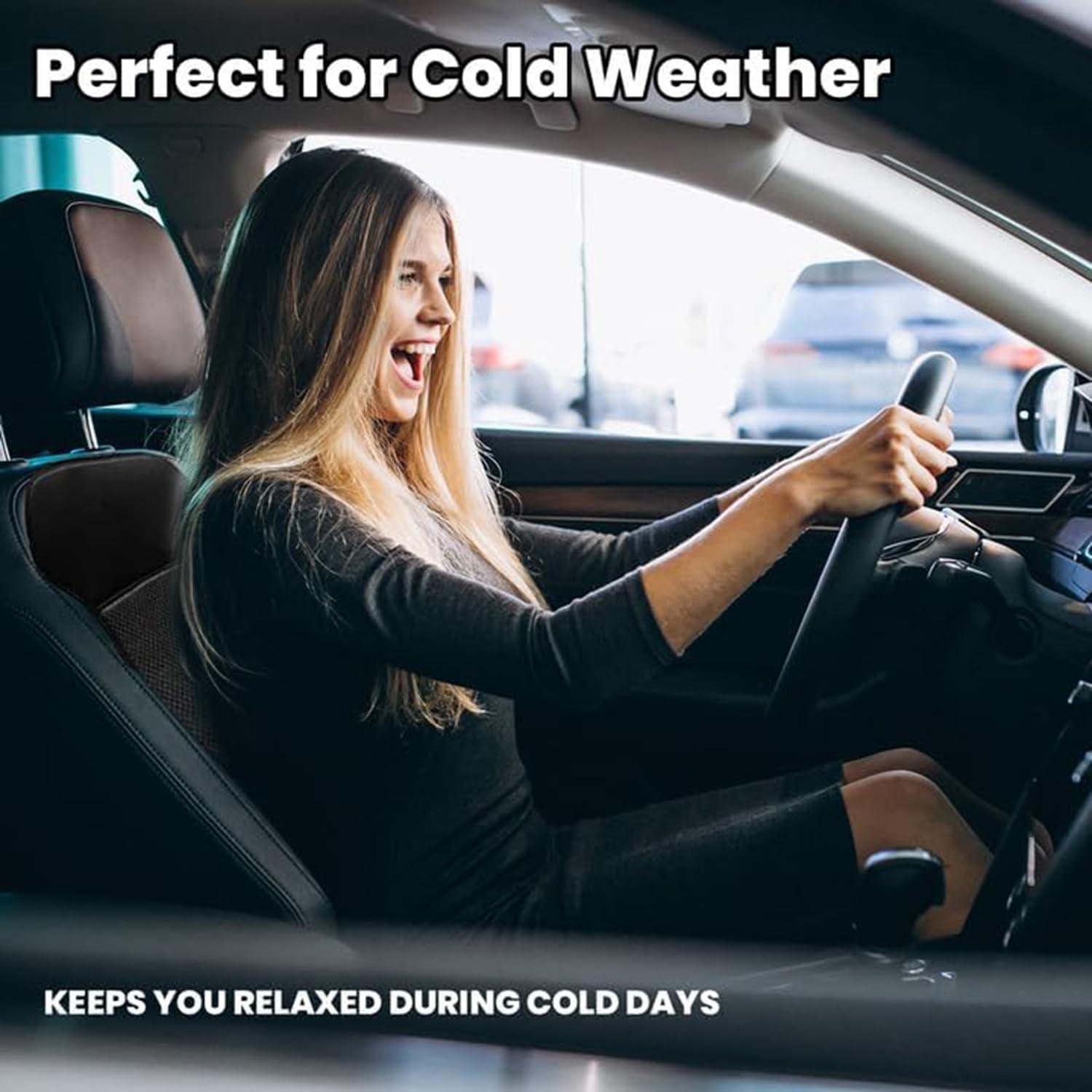 Funda de Asiento de Coche ZONETECH Premium Negro 2 Pack