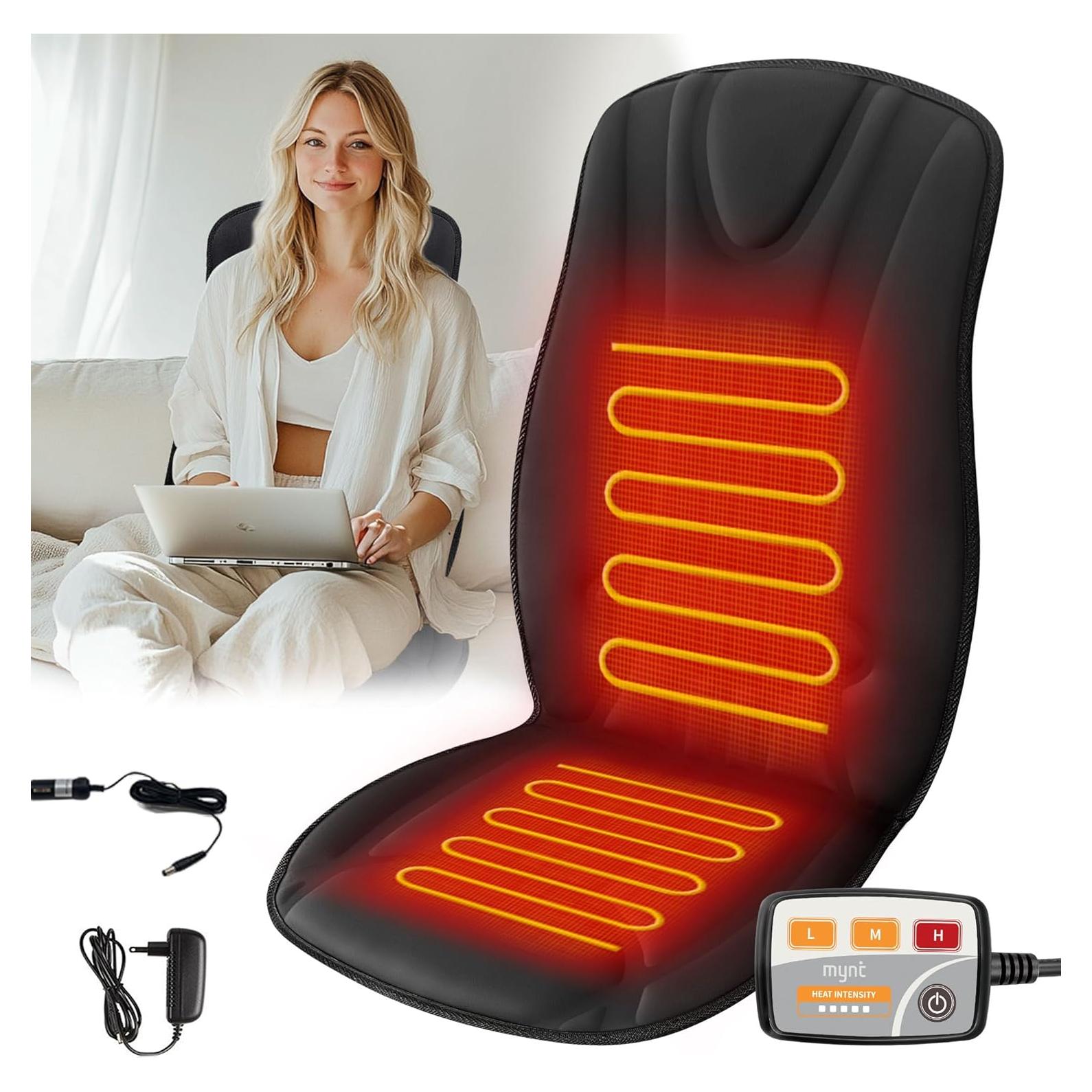 Funda de Asiento Calentada Mynt 109x46cm Control Temperatura