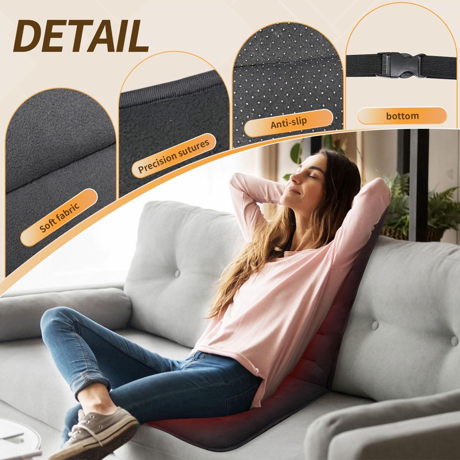 Cojín Calentado Mymyth para Silla de Oficina - Almohadilla Térmica 4 cm