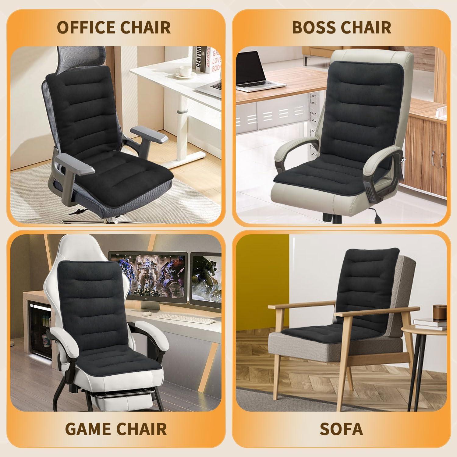 Cojín Calentado Mymyth para Silla de Oficina - Almohadilla Térmica 4 cm