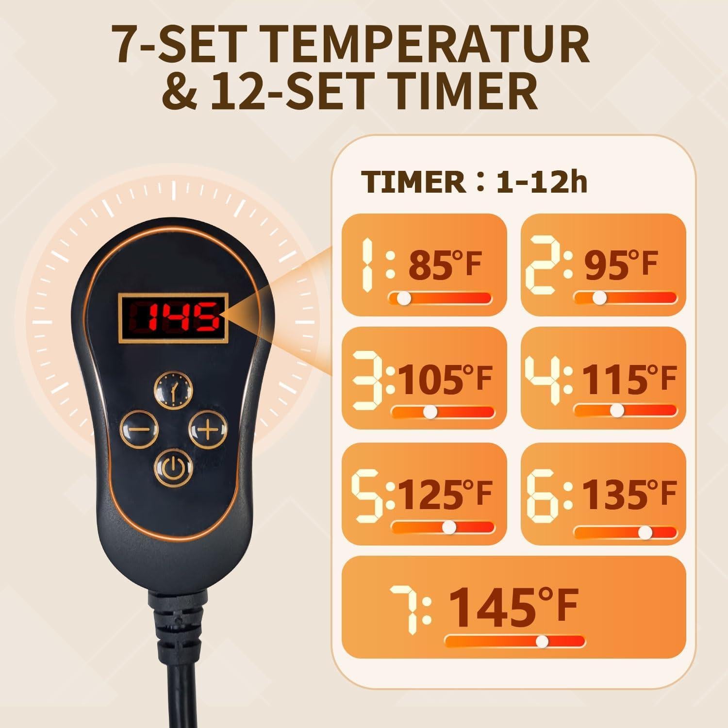 Cojín Calentado Mymyth para Silla de Oficina - Almohadilla Térmica 4 cm