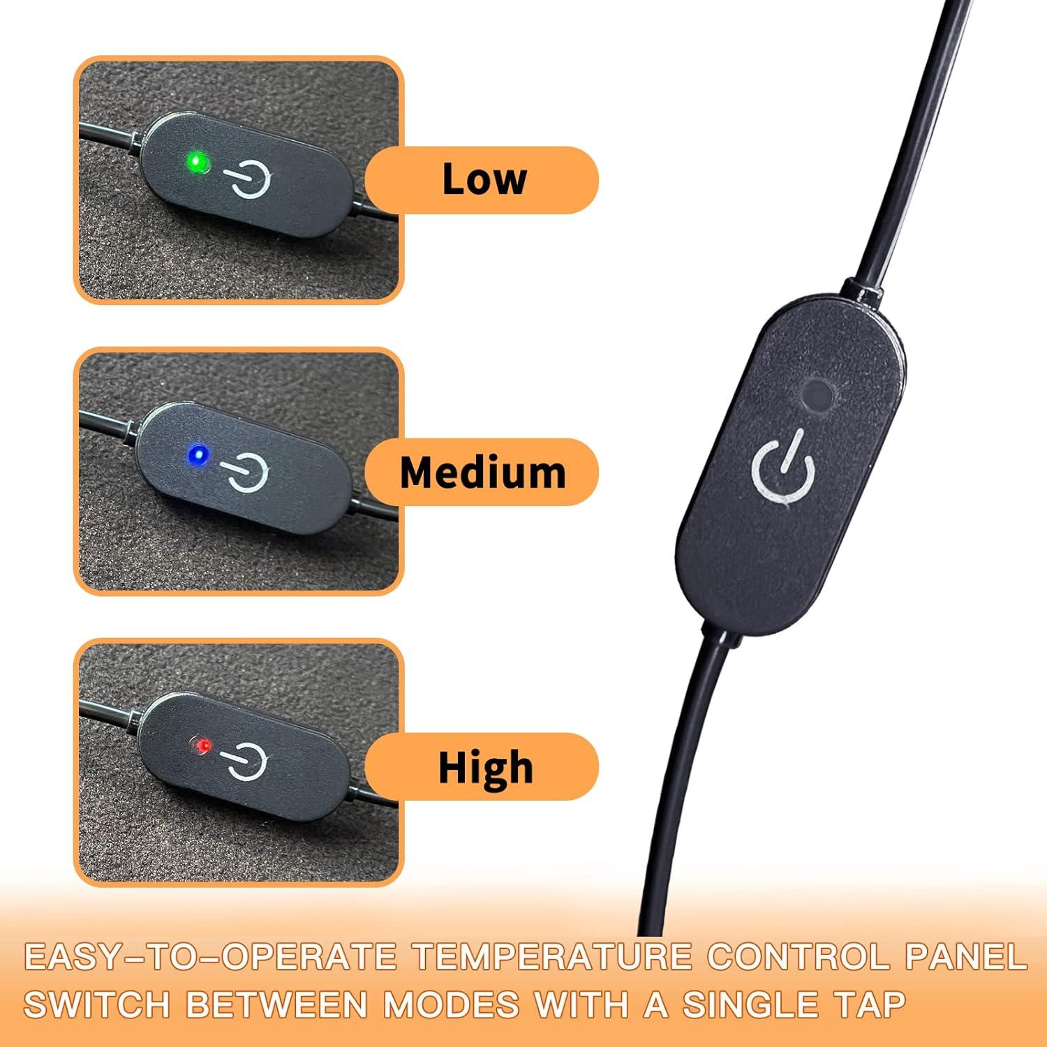 Cojín de Asiento Calentable MAXCOM CP-01 USB 43x43 cm