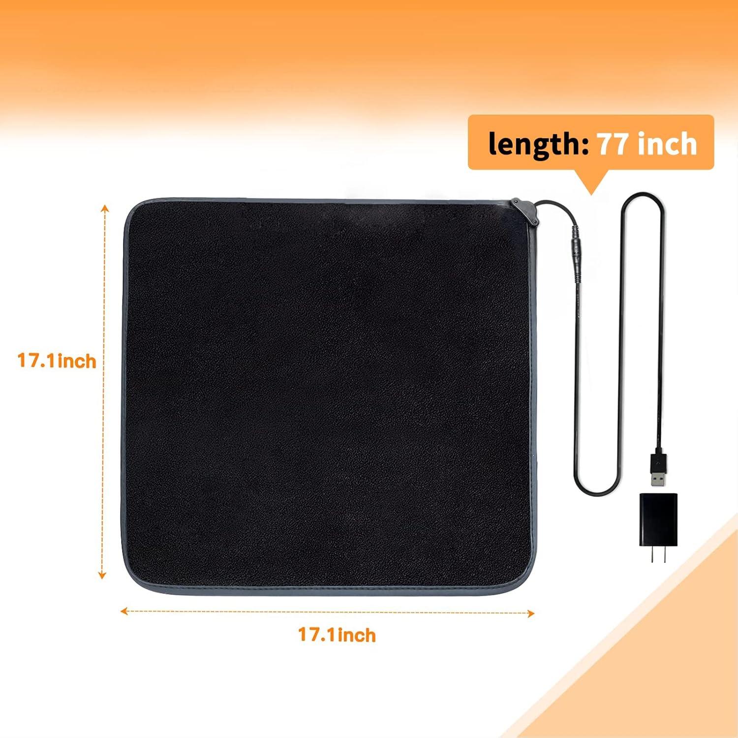 Cojín de Asiento Calentable MAXCOM CP-01 USB 43x43 cm