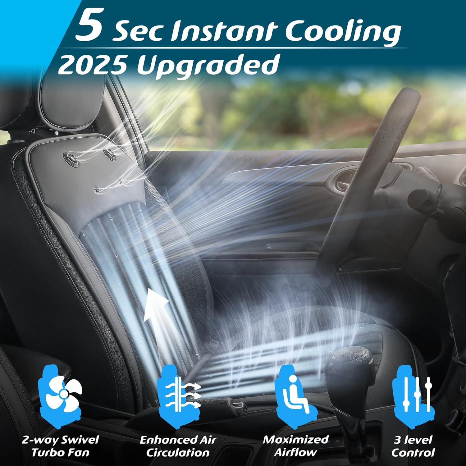 Funda de Asiento Refrigerante Paffenery 2025 Universal 12V-24V