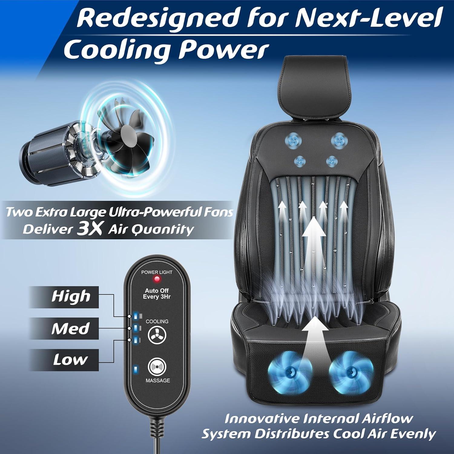 Funda de Asiento Refrigerante Paffenery 2025 Universal 12V-24V