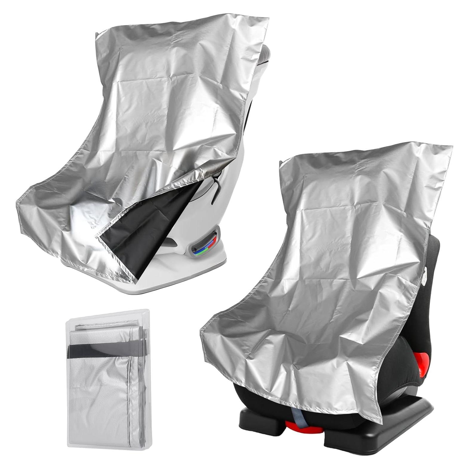 Cubierta de Sombra para Asiento de Coche Bebé 2PCS - Protección UV
