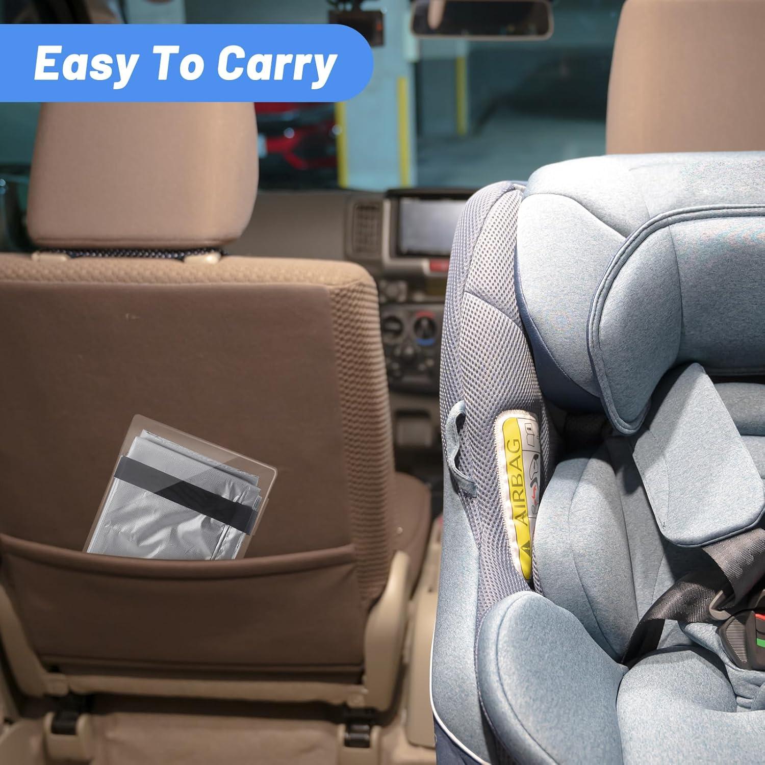 Cubierta de Sombra para Asiento de Coche Bebé 2PCS - Protección UV