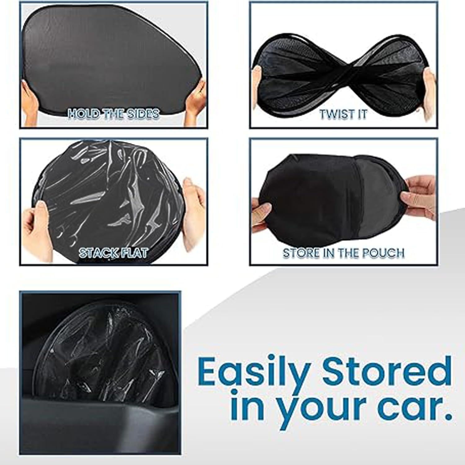 Pantalla Sombreado Lateral Zento Deals - Bloqueo UV 64.8x38.1cm