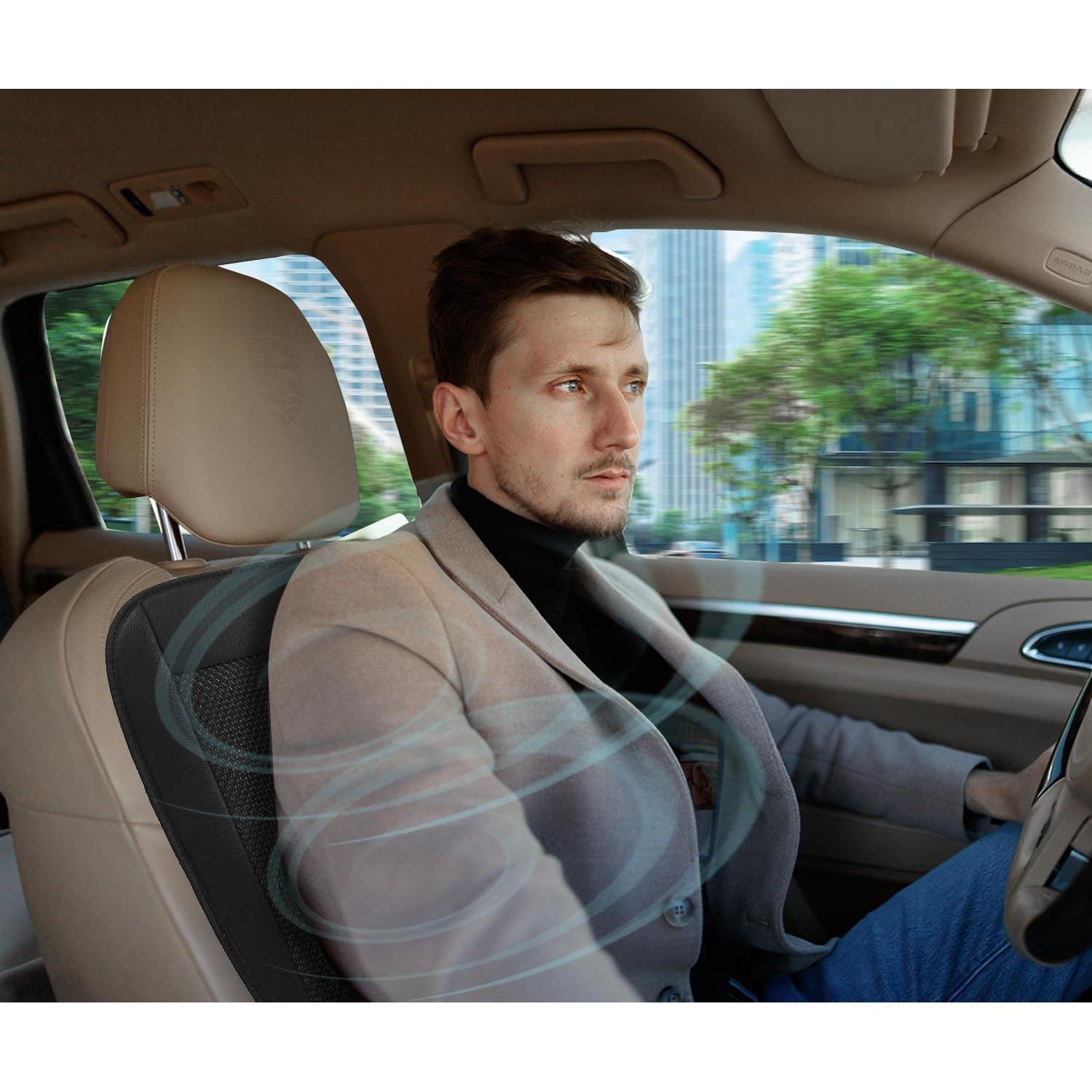 Cojín de Asiento Refrigerante Zone Tech 2-Pack Negro 12V