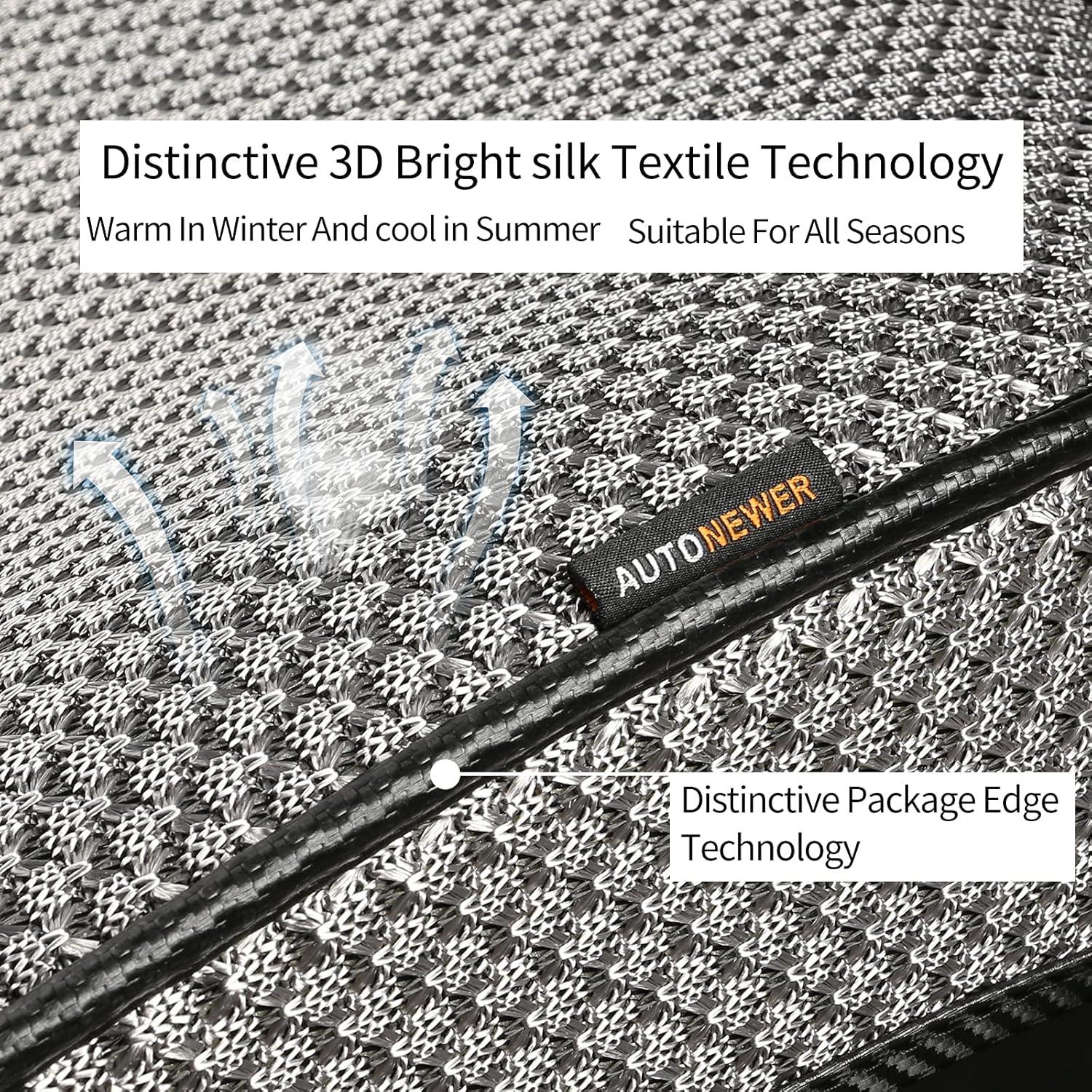 Cubierta de Asiento de Coche Auto Newer Gris Universal 1PCS