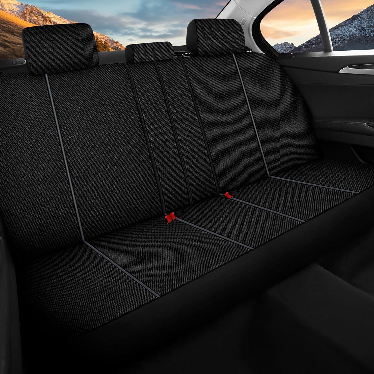 Cubiertas de Asiento de Coche Kaisaatti 3D Air-Mesh Negro/Gris