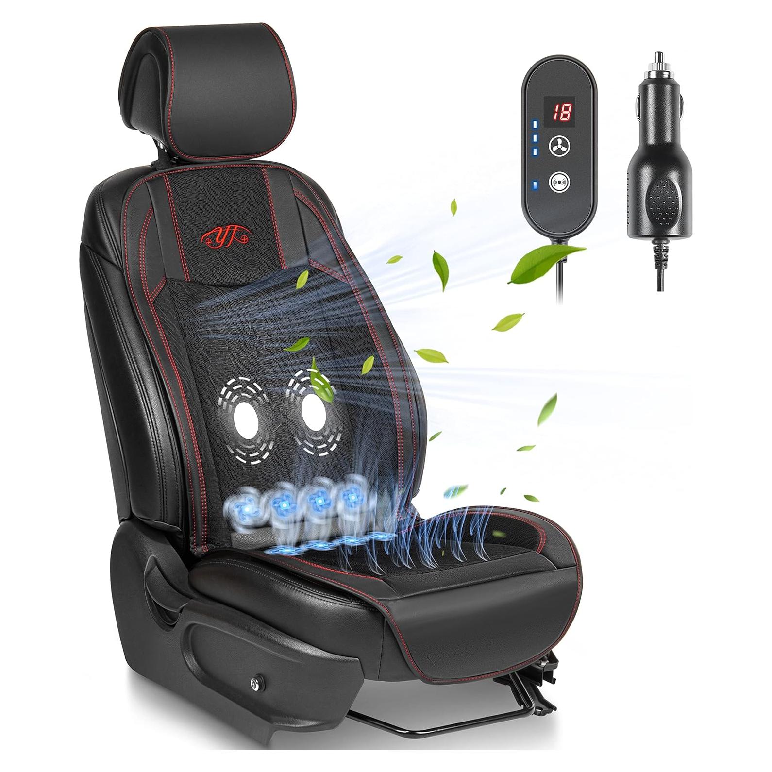 Funda de Asiento Refrigerante Paffenery 1Pcs Universal Negro