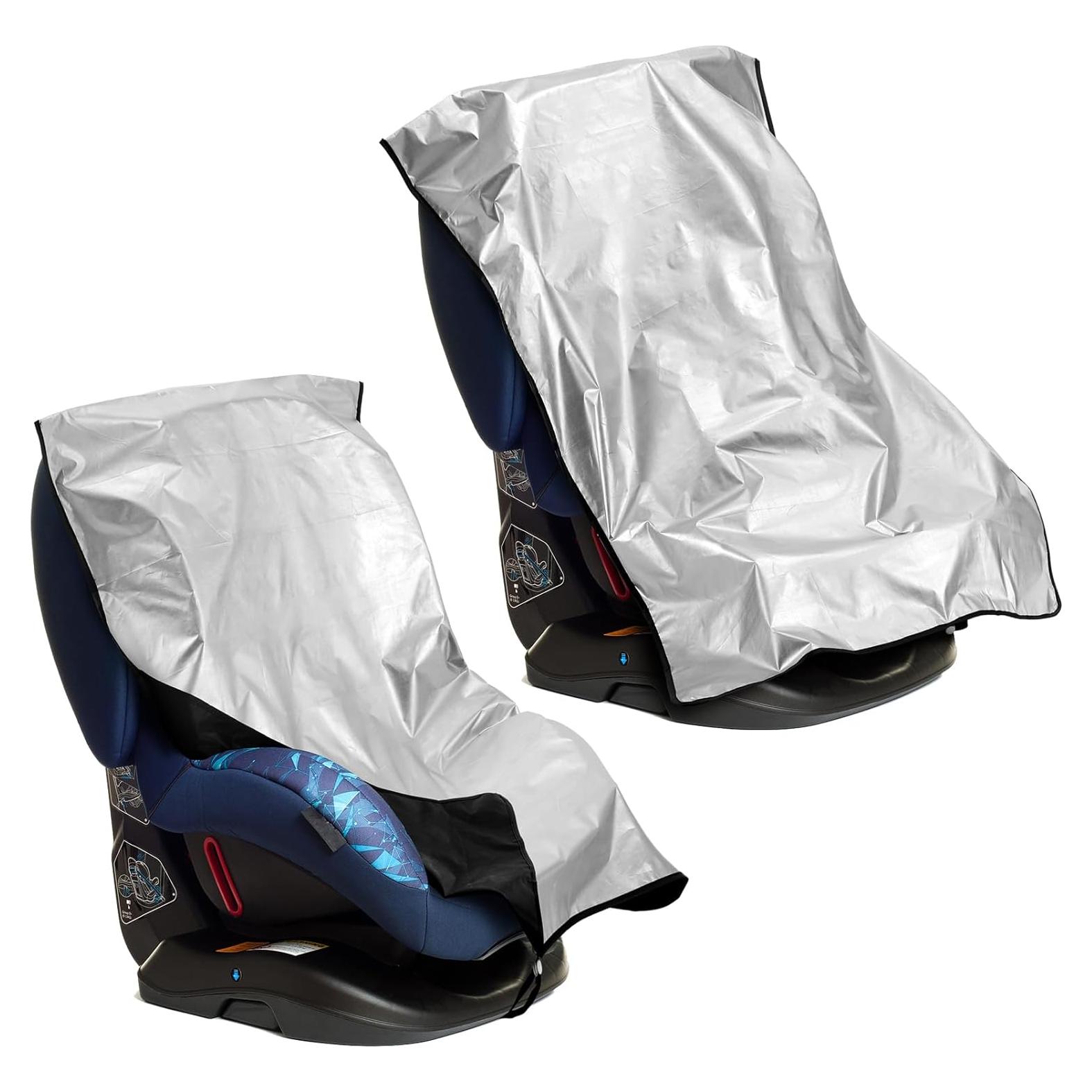 Funda de Sombra para Asiento de Coche BBTO - 2 Pcs, Protección Térmica