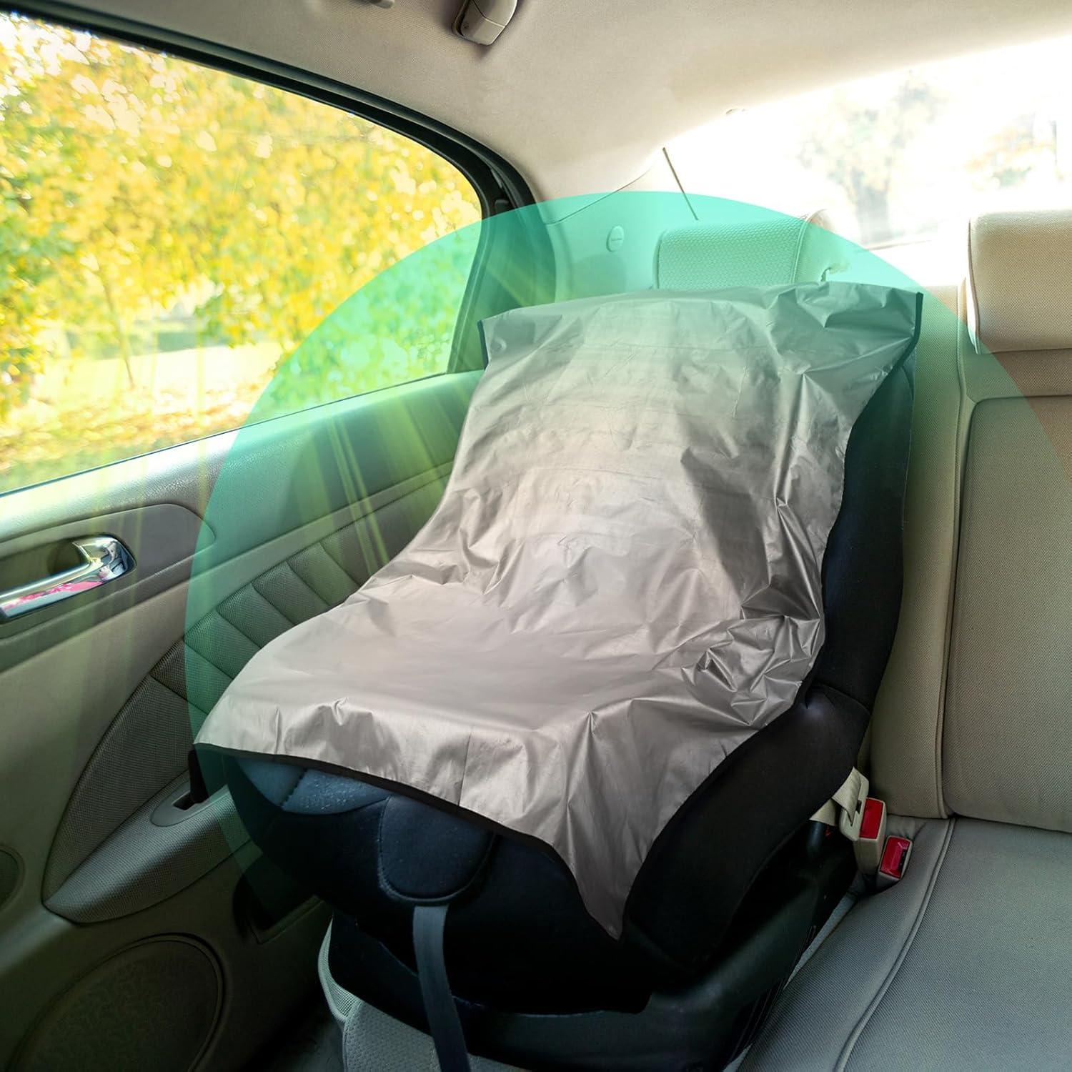 Funda de Sombra para Asiento de Coche BBTO - 2 Pcs, Protección Térmica