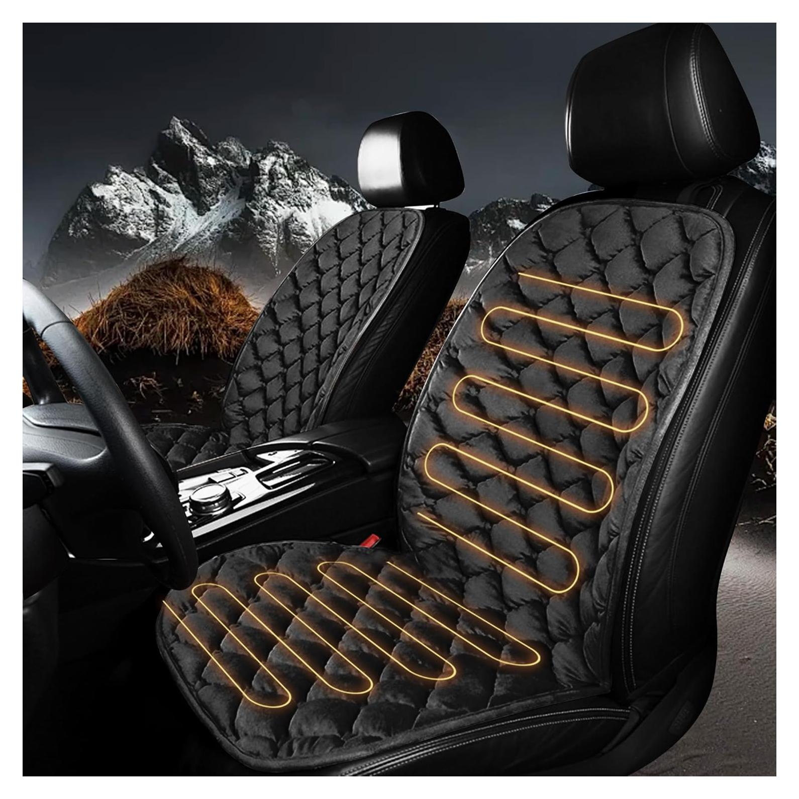 Cojín de Asiento Universal Fioqe Negro para Autos y SUVs