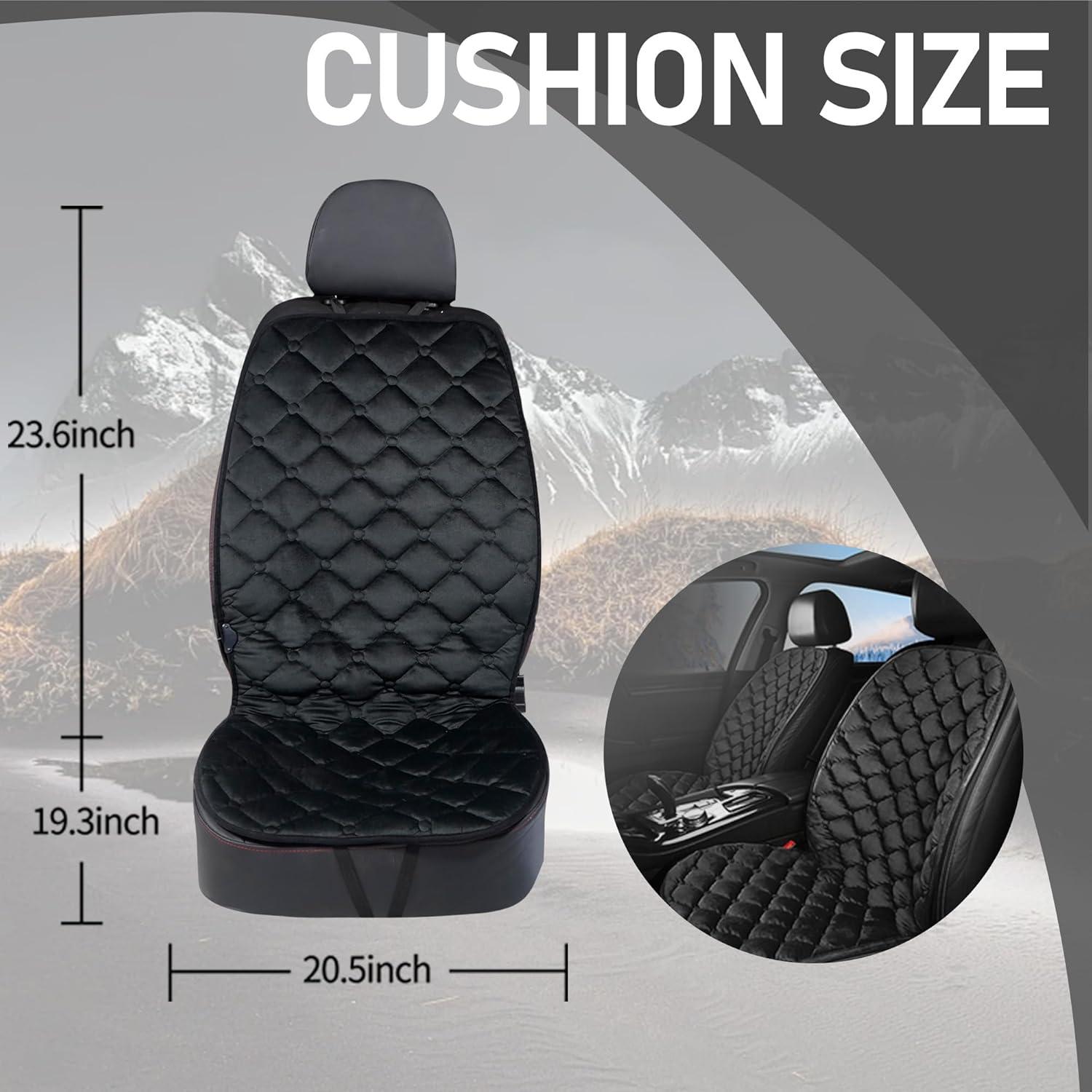 Cojín de Asiento Universal Fioqe Negro para Autos y SUVs