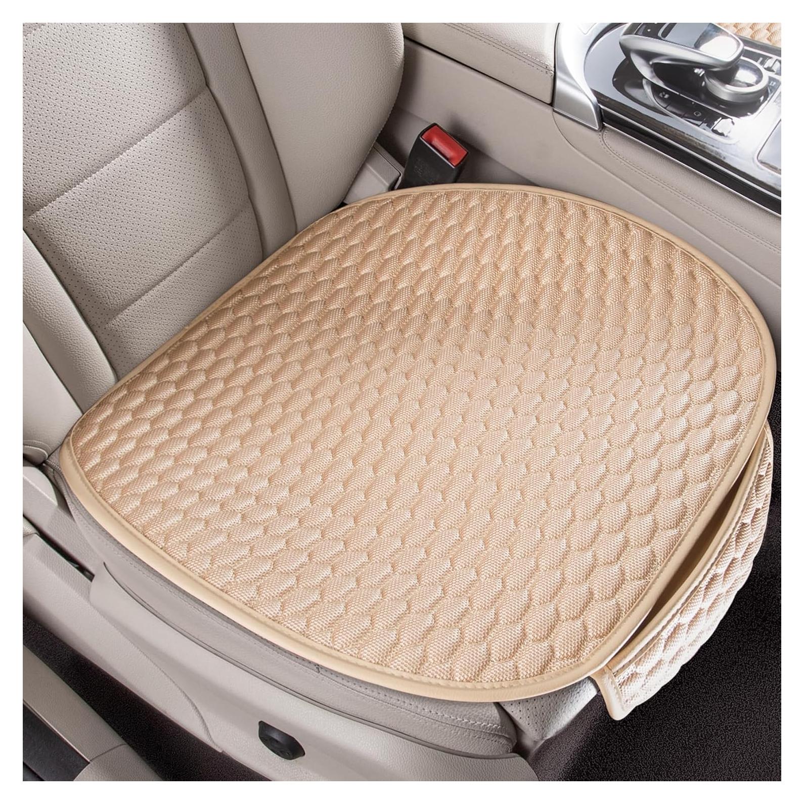 Fundas de Asiento de Coche CAPITAUTO Beige 2 Piezas Universales