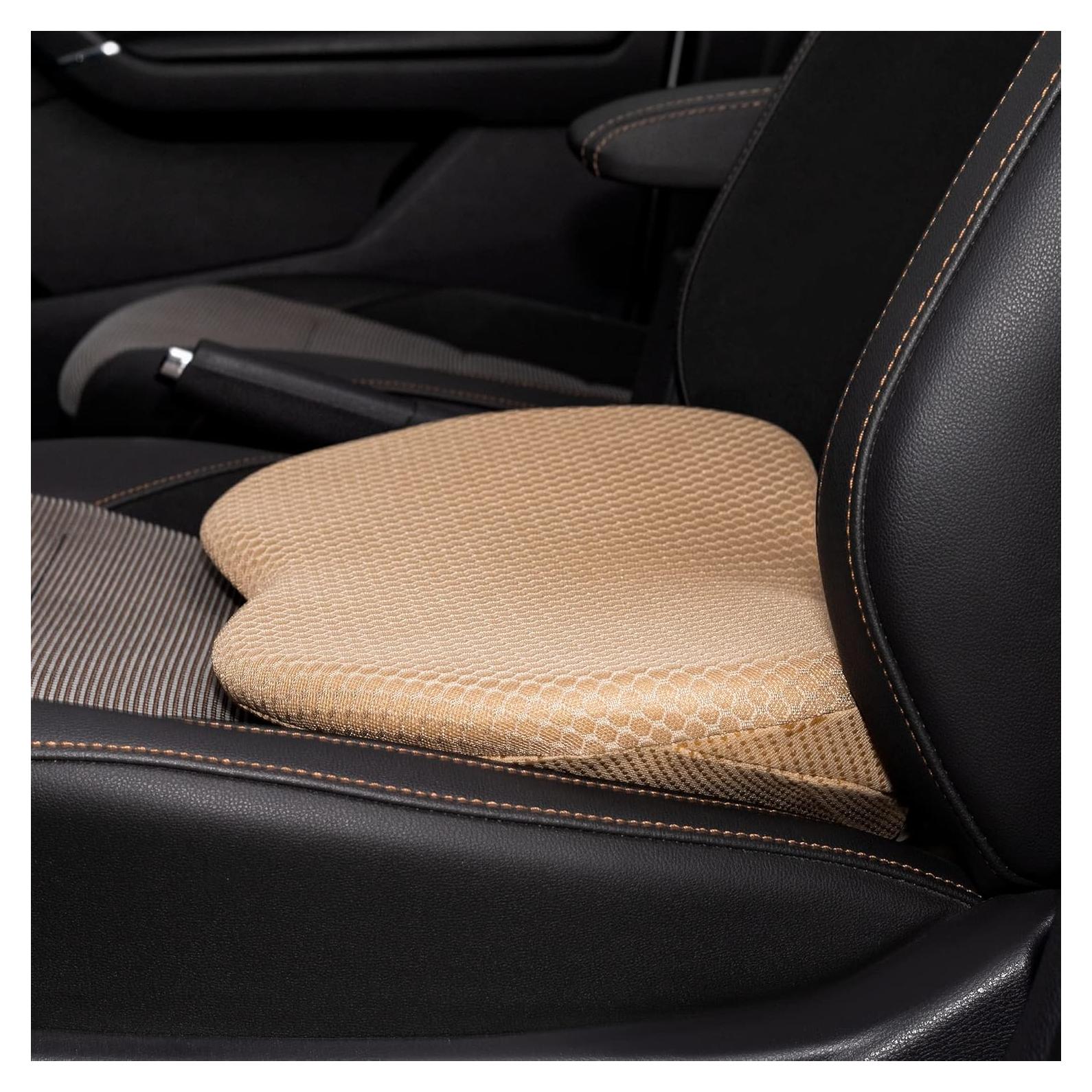 Cojín de Asiento Ergonómico KINGLETING Beige Espuma Viscoelástica