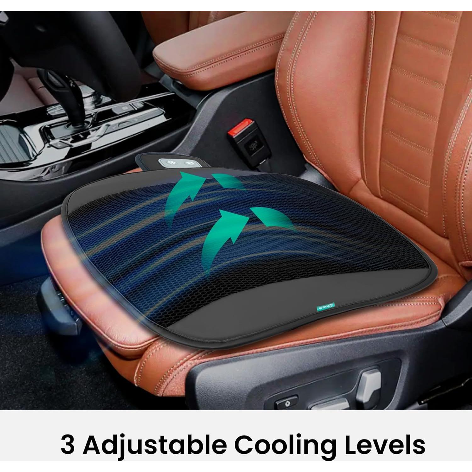 Cojín de Asiento Refrigerante Snailax con 2 Ventiladores