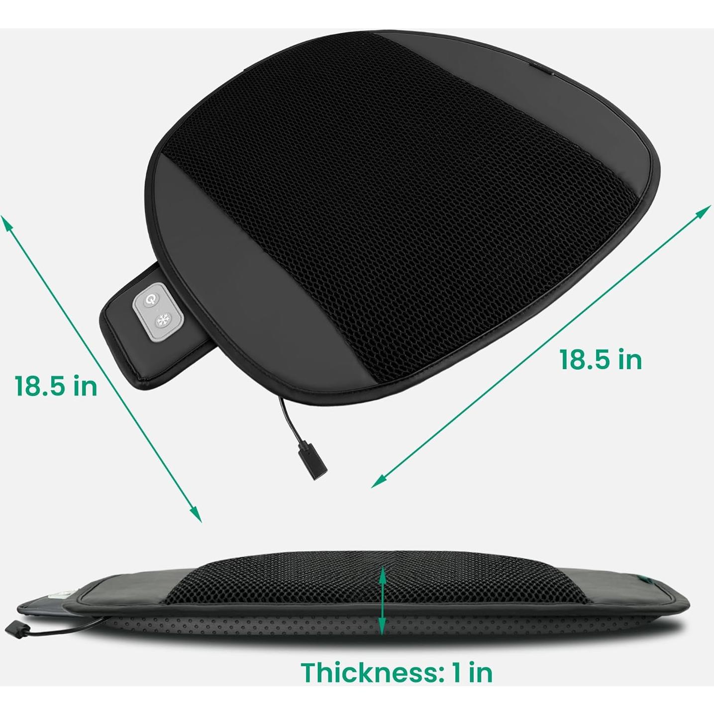 Cojín de Asiento Refrigerante Snailax con 2 Ventiladores