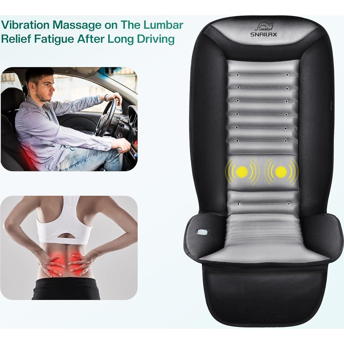Funda de Asiento de Coche Refrigerante Snailax SL-252-L con Masaje