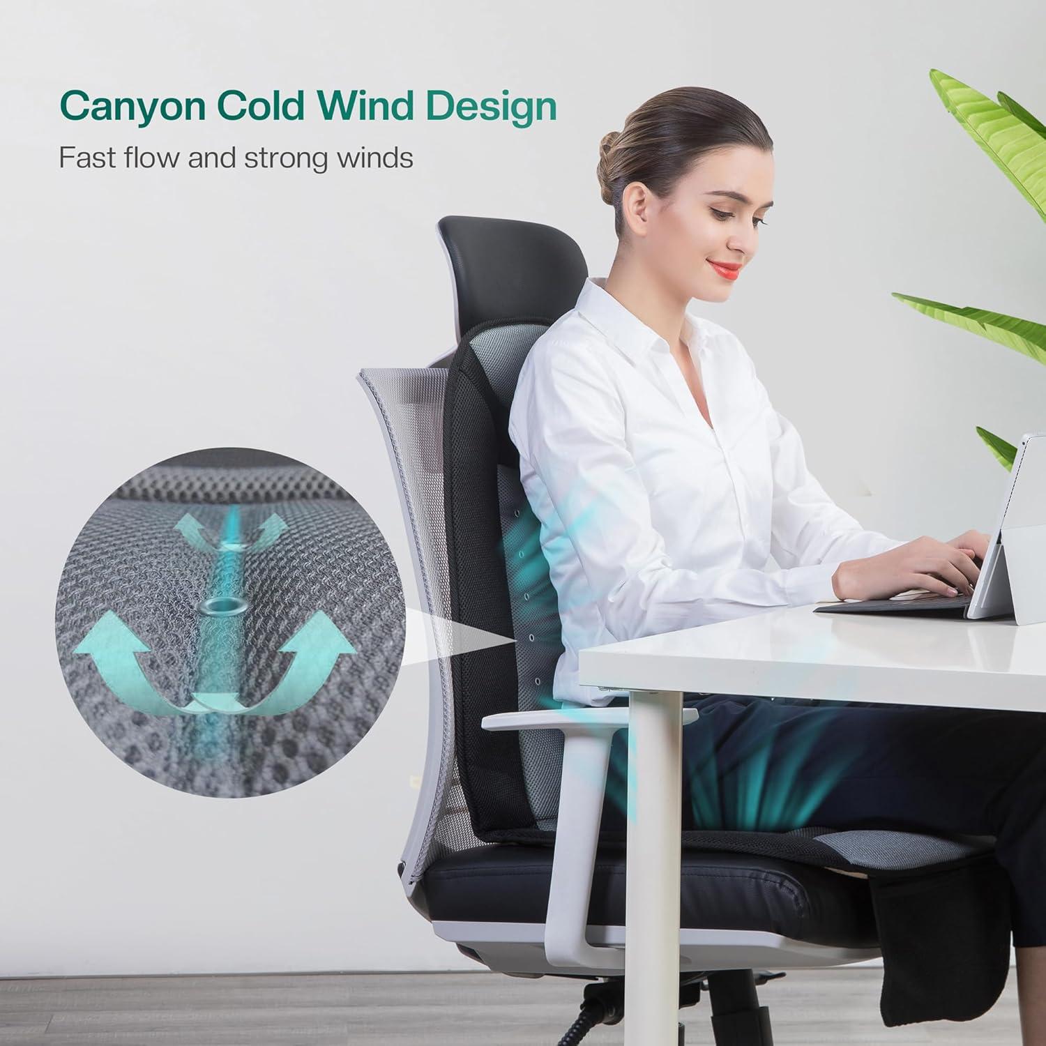 Funda de Asiento de Coche Refrigerante Snailax SL-252-L con Masaje