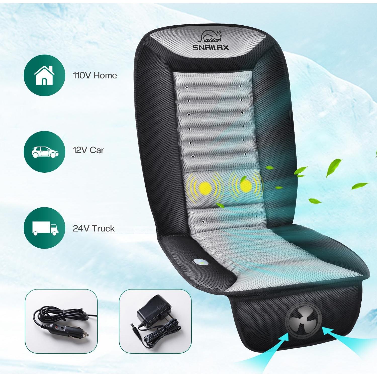 Funda de Asiento de Coche Refrigerante Snailax SL-252-L con Masaje