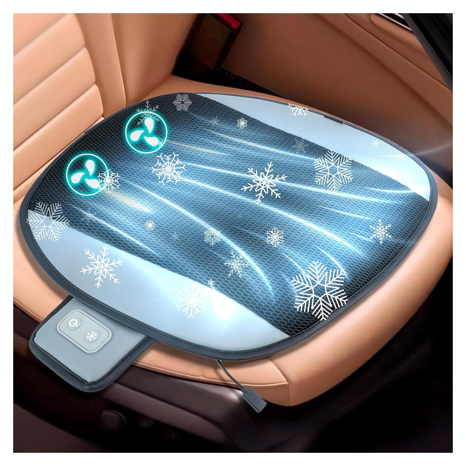 Cojín de Asiento Refrigerante COMFIER CF-1401 Gris 3 Velocidades