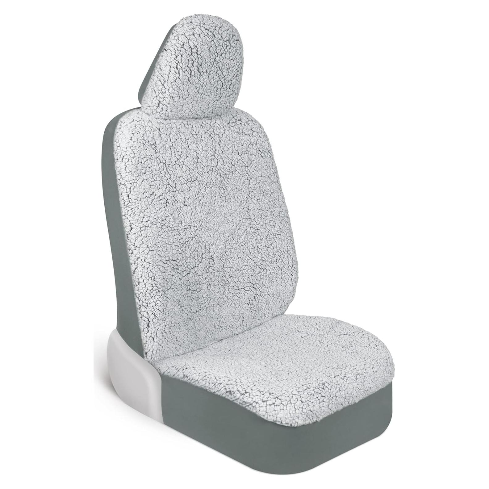 Cubierta de Asiento de Coche Carbella Fleece Gris Acolchada
