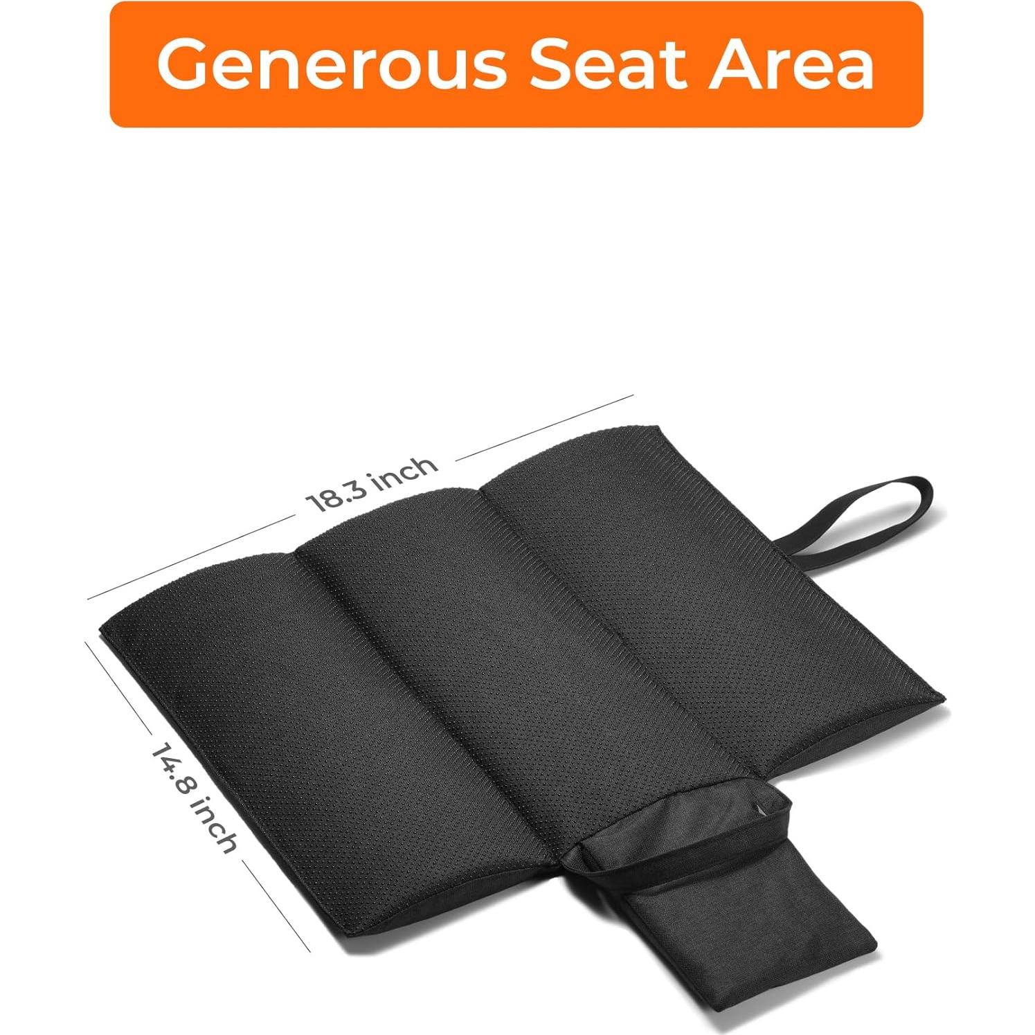 Cojín de Asiento Calentado ORORO USB Plegable Negro