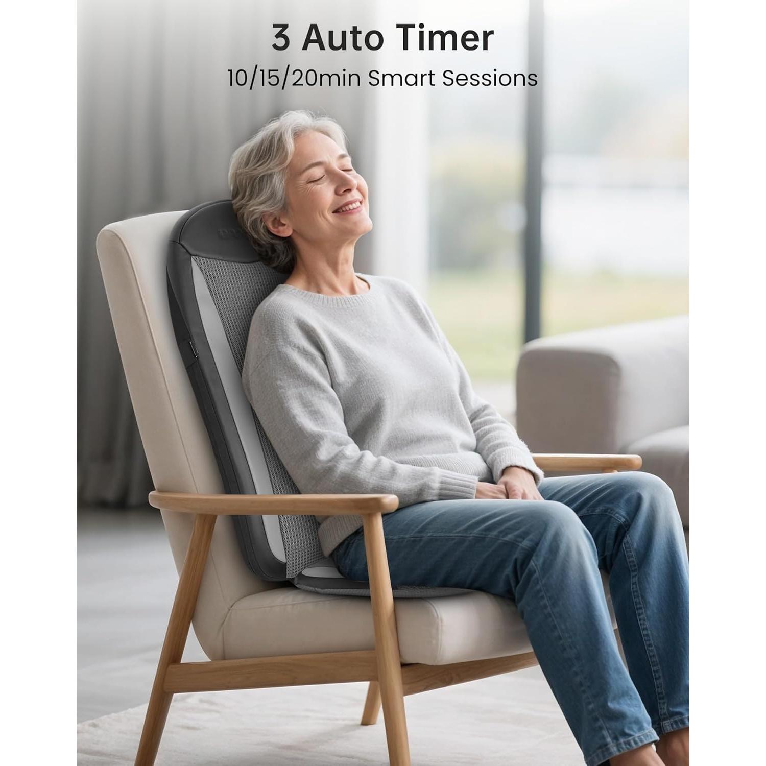 Masajeador de Espalda Shiatsu Comfier CF-2208 con Calor