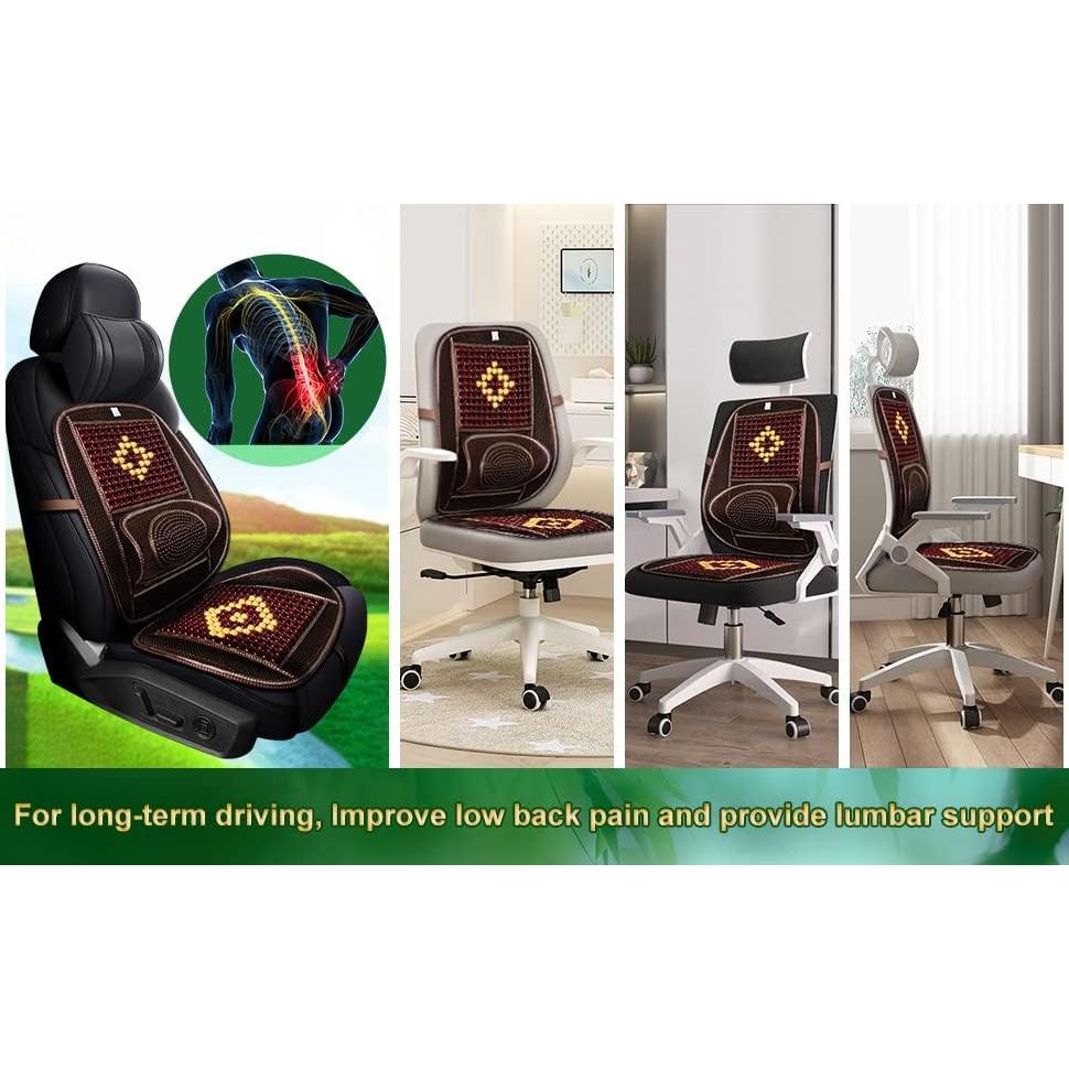 Cubierta de Asiento de Coche LKXHarleya con Soporte Lumbar