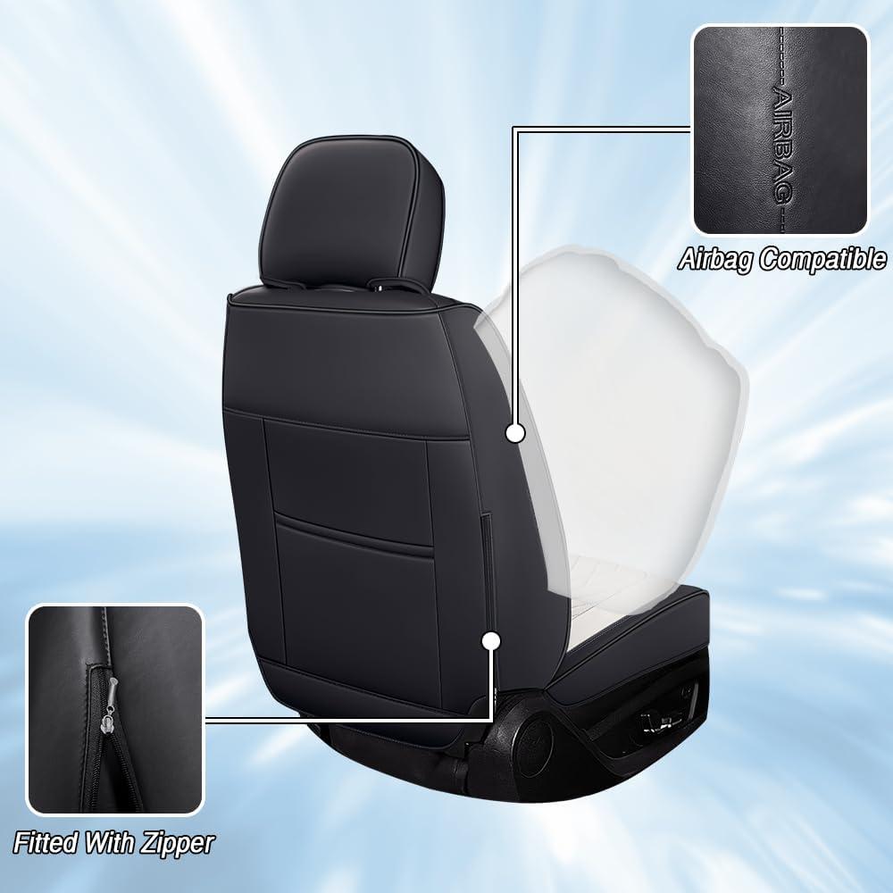 Cubiertas de Asiento HBXT para Hyundai Tucson 2005-2025, Cuero Nappa Impermeable