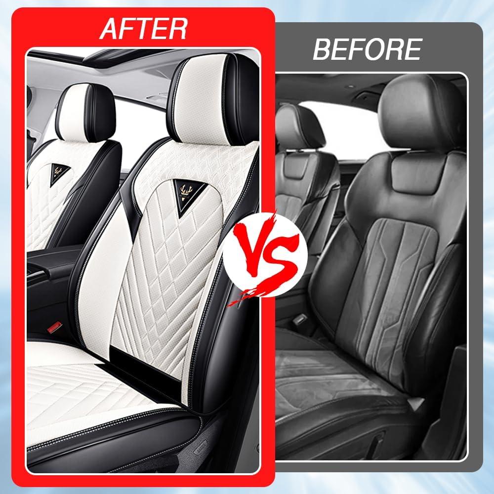 Cubiertas de Asiento HBXT para Hyundai Tucson 2005-2025, Cuero Nappa Impermeable