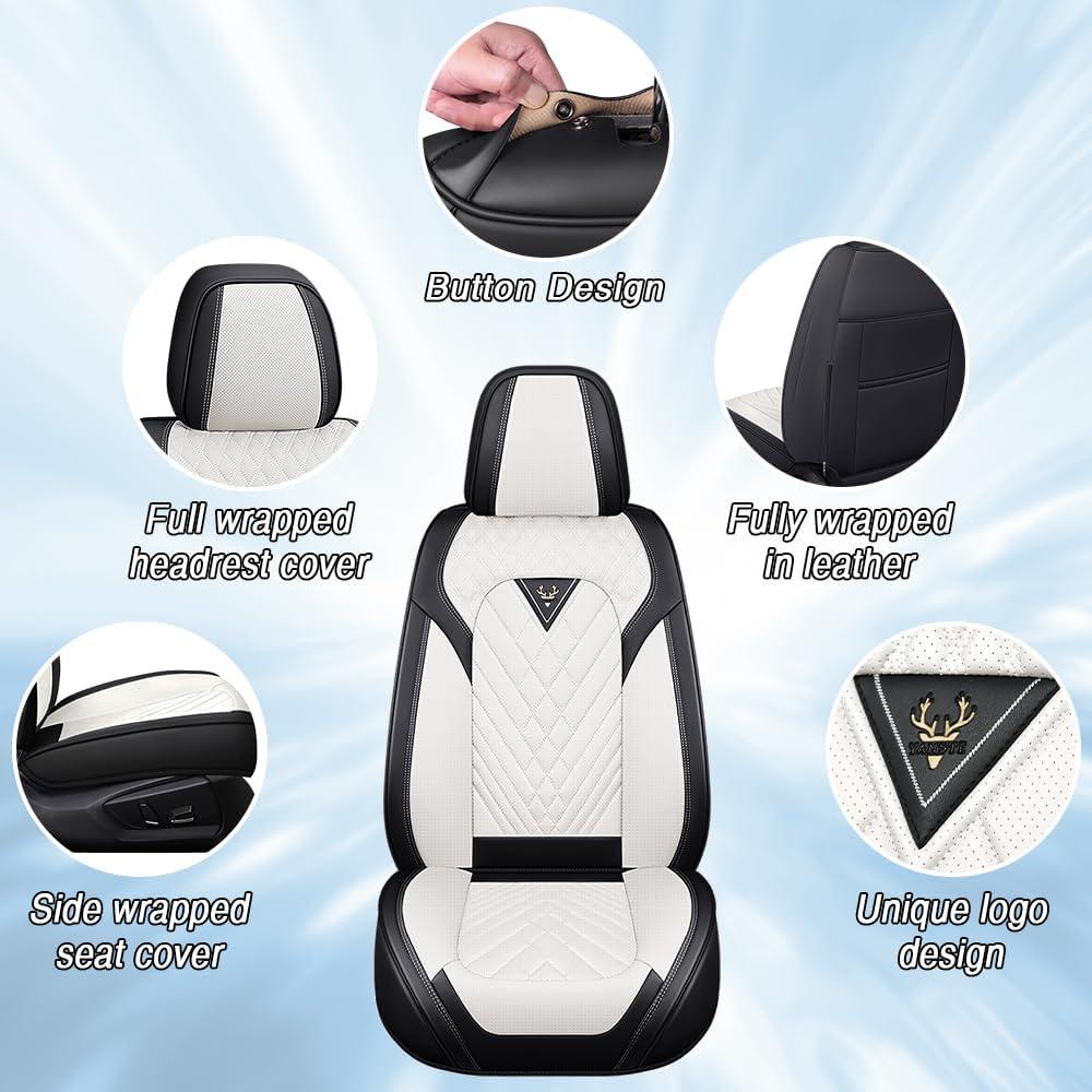 Cubiertas de Asiento HBXT para Hyundai Tucson 2005-2025, Cuero Nappa Impermeable