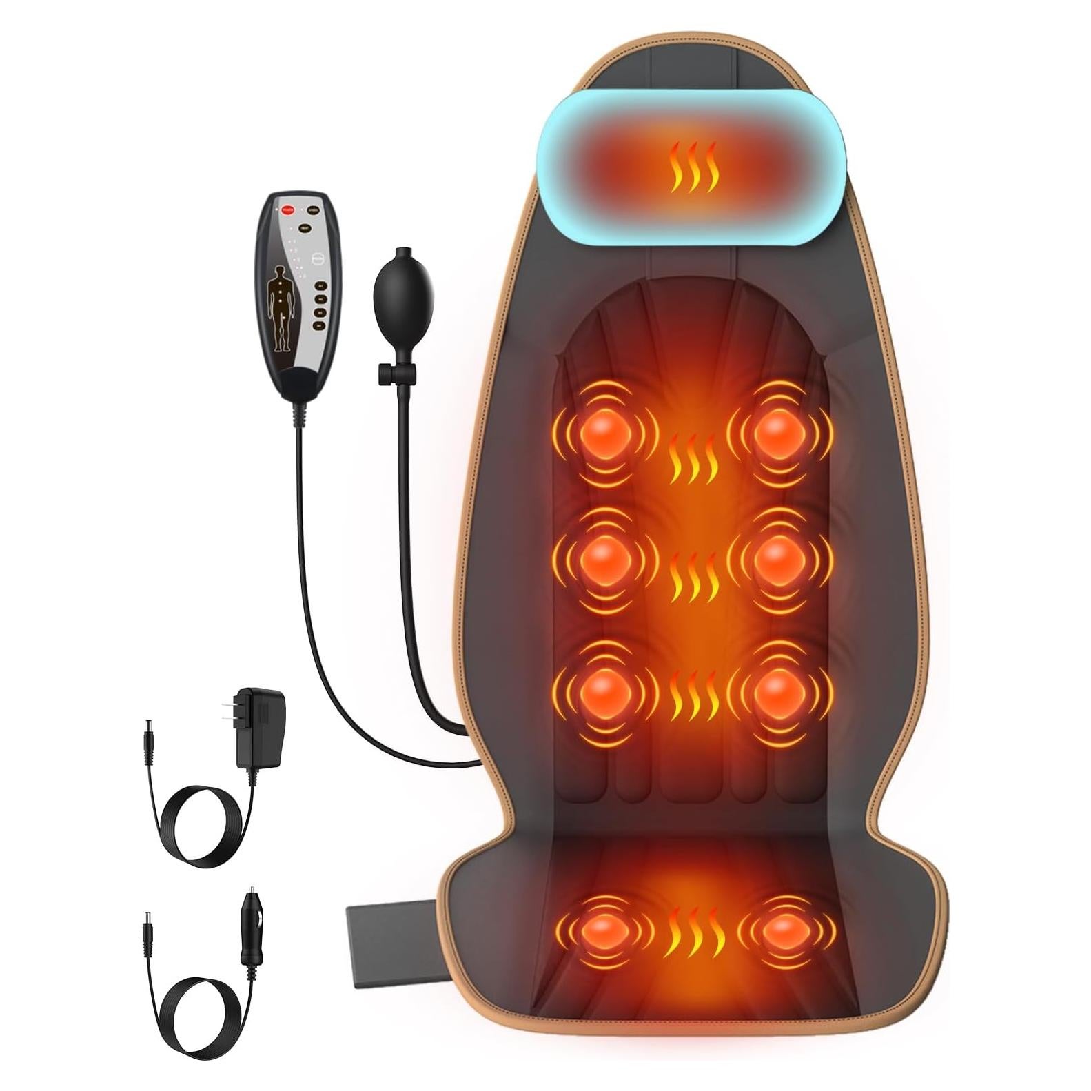 Cojín de Masaje SLOTHMORE HY-6980 con Calor y 5 Modos