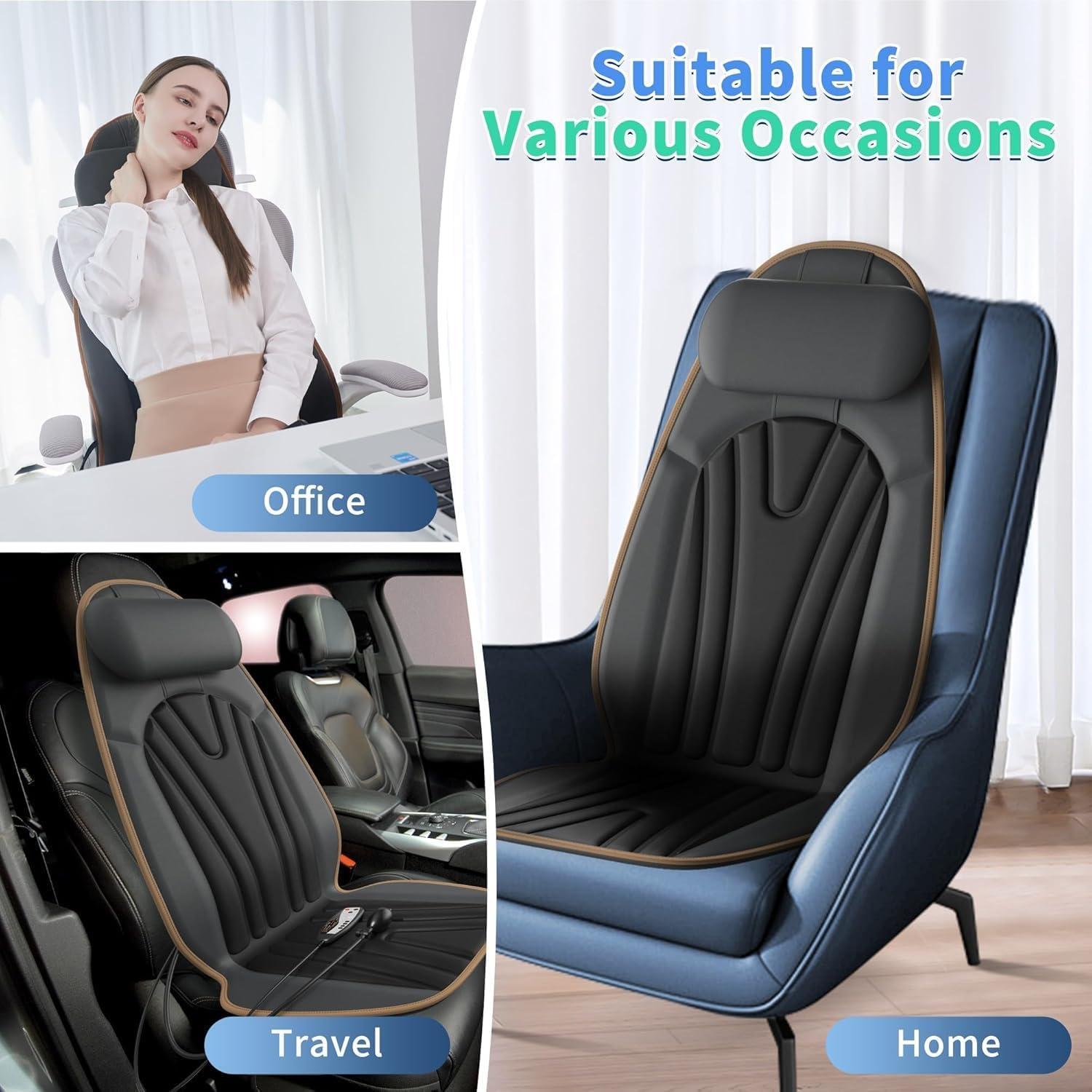 Cojín de Masaje SLOTHMORE HY-6980 con Calor y 5 Modos