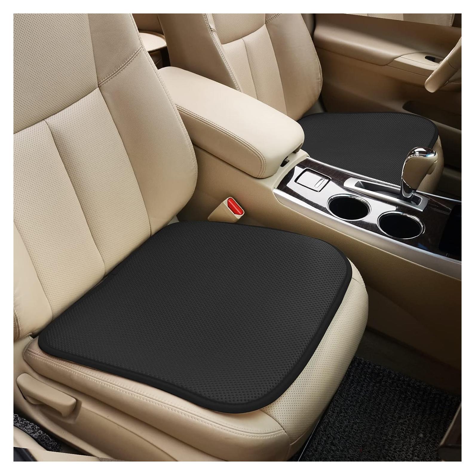 Cojín de Asiento de Coche TISHIJIE 45x45 cm Transpirable 2 Pcs