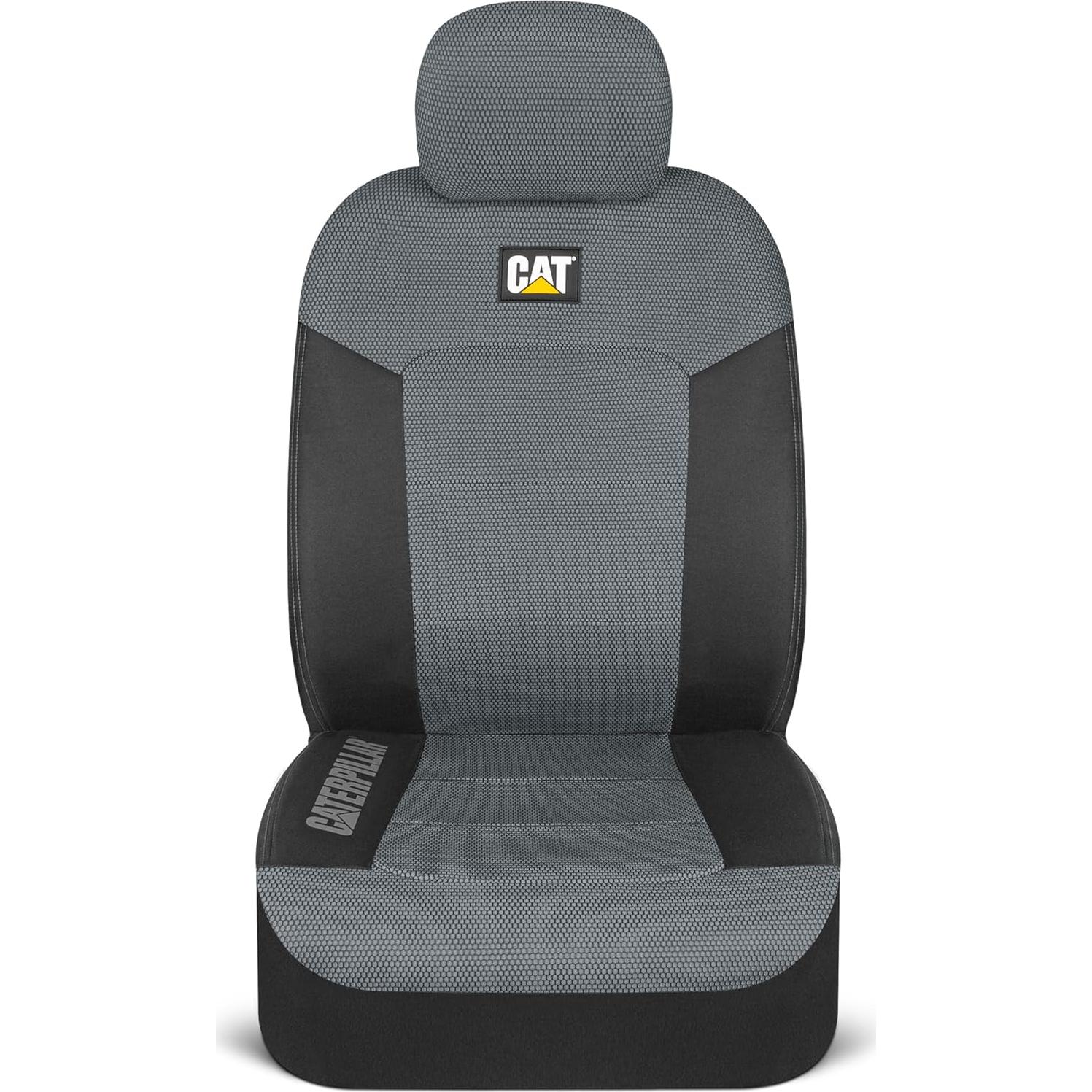 Cubiertas de Asiento Delanteras CAT MeshFlex Grises - Juego de 2