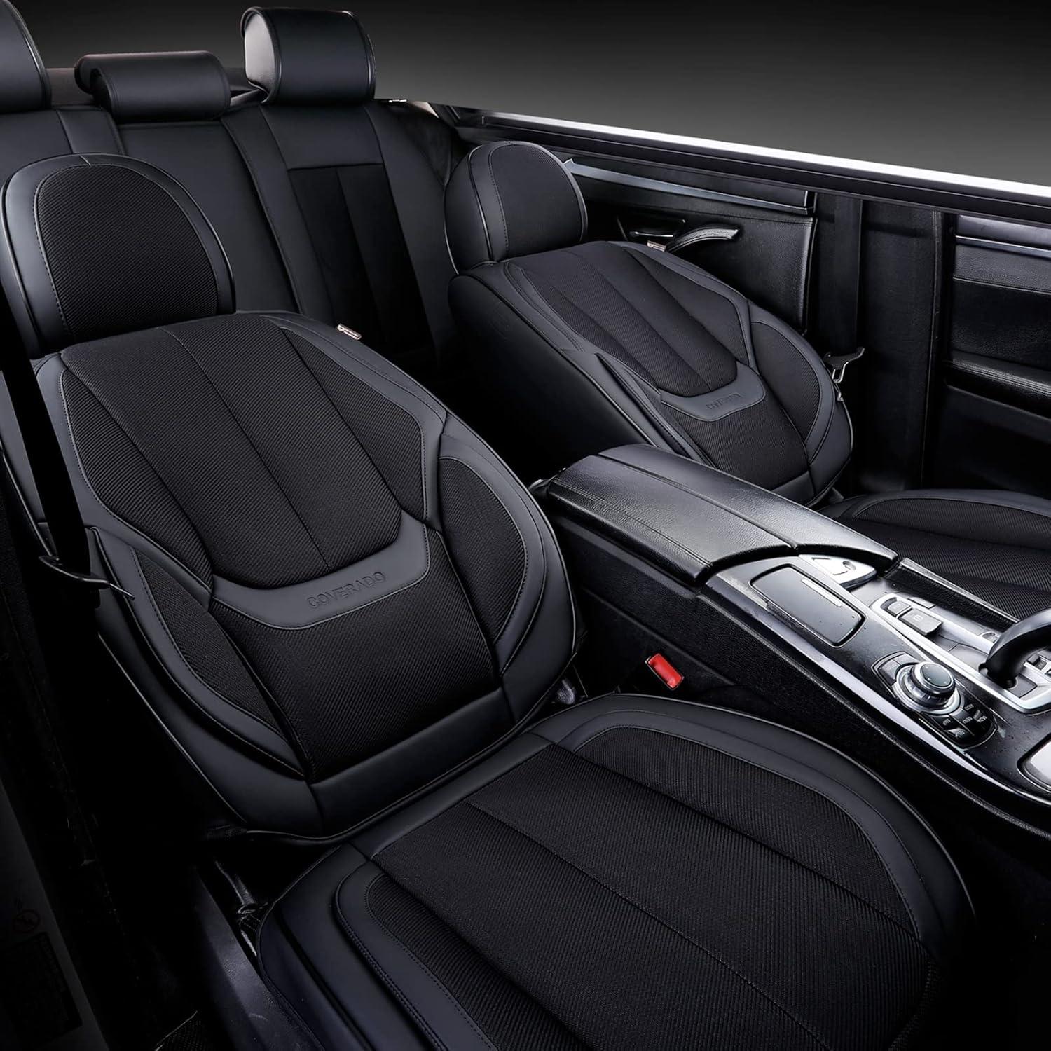 Cubiertas de Asientos Universales Coverado SCU004 Negras 5 Piezas