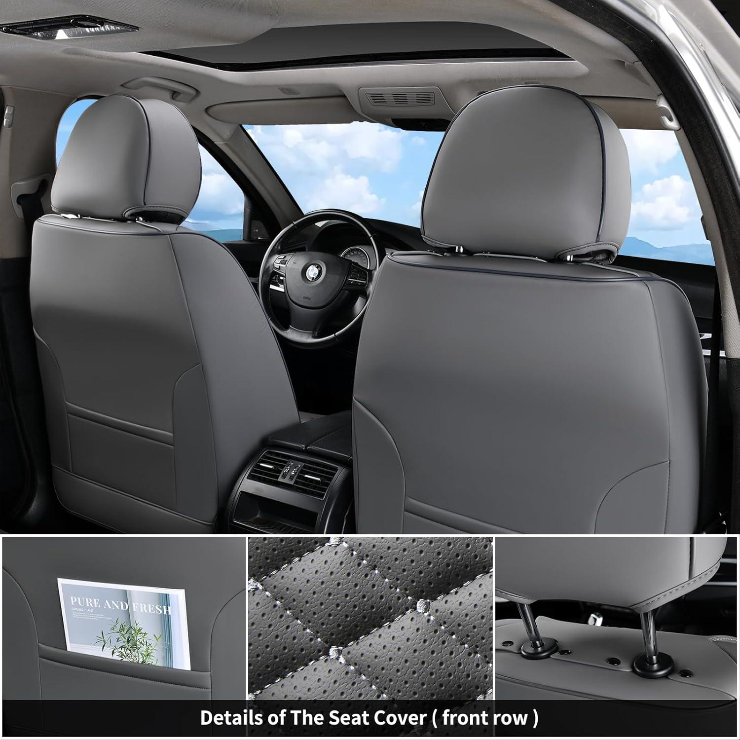 Cubiertas de Asiento de Auto Coverado D8846 Universales Gris