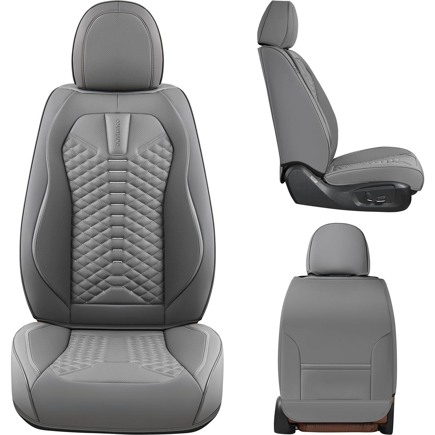 Cubiertas de Asiento de Auto Coverado D8846 Universales Gris
