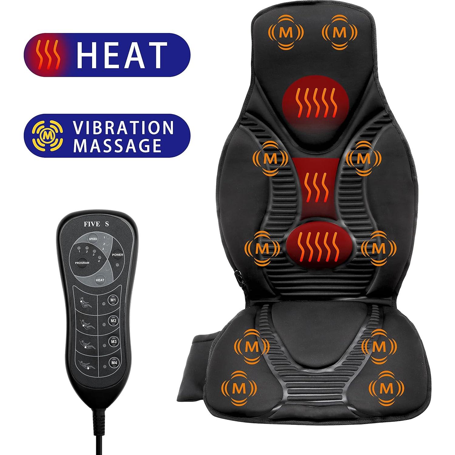 Cojín de Masaje Vibratorio FIVE S FS8816 con Calor 10 Nodos