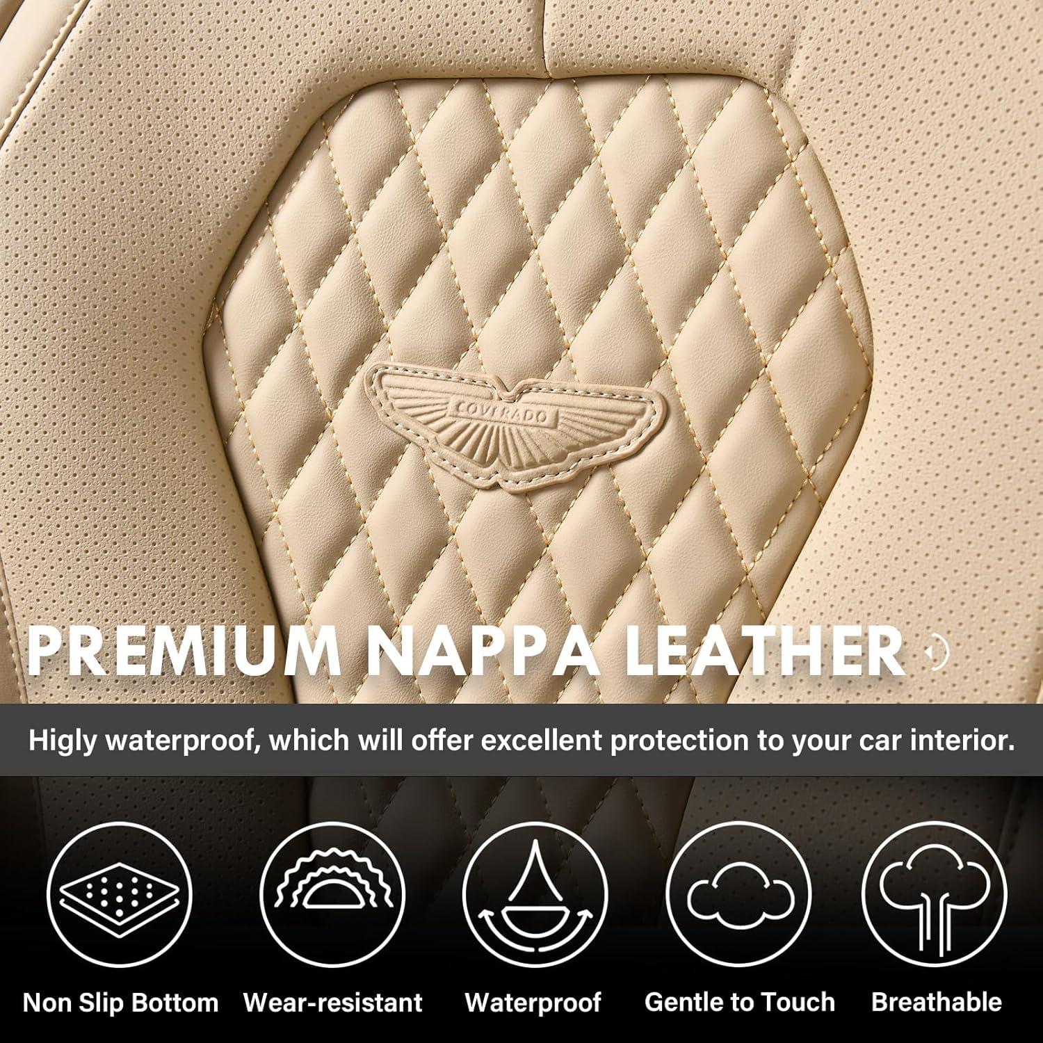 Cubiertas de Asientos Coverado SCU018 Beige Impermeables