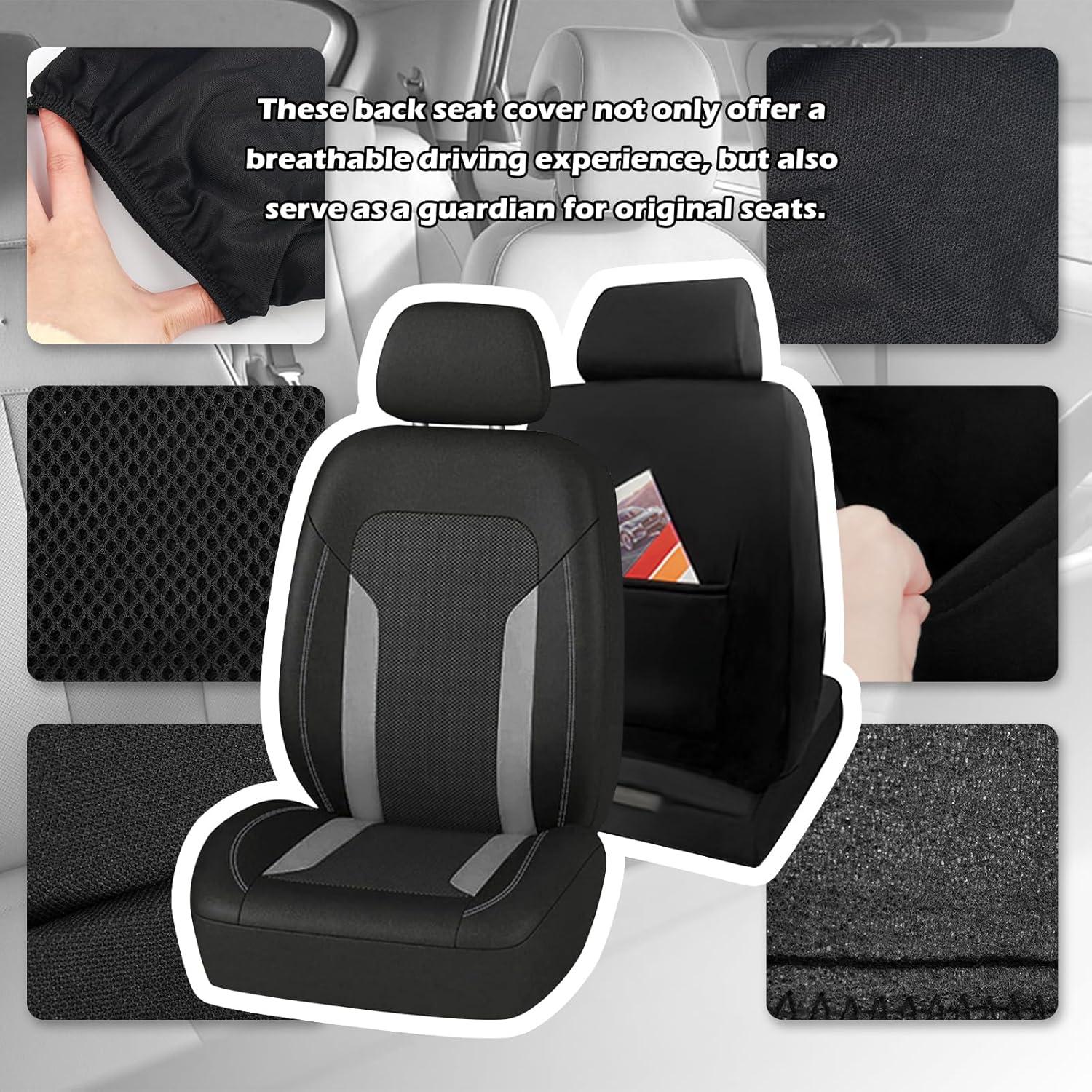 Funda de Asiento de Coche Figpade Universal Gris Transpirable