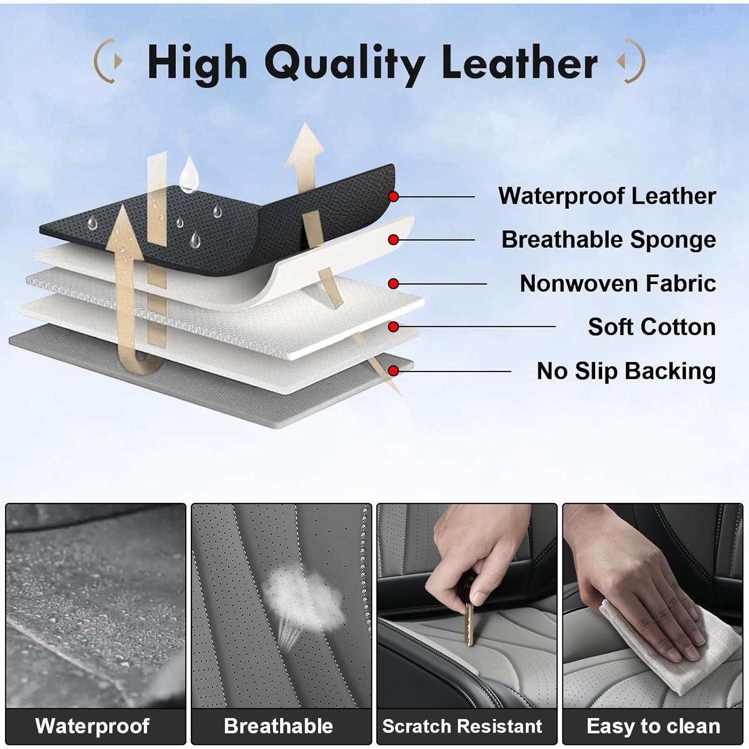 Cubiertas de Asientos de Coche Coverado SCU049, Juego Completo