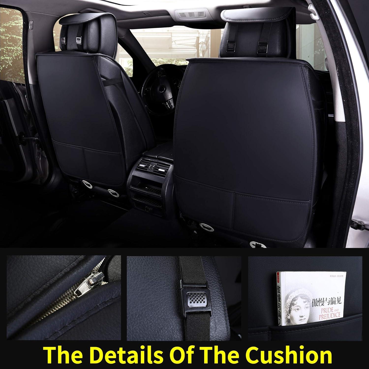 Fundas de Asiento de Coche Aierxuan 5 Piezas Impermeables