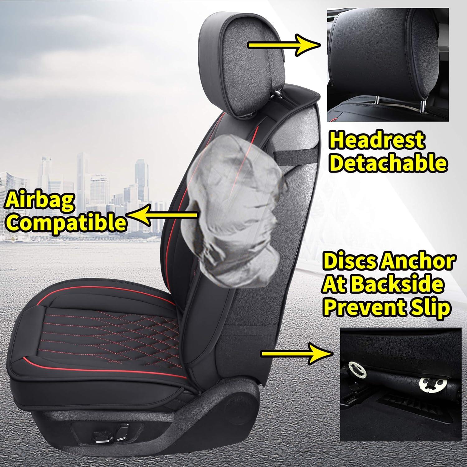 Fundas de Asiento de Coche Aierxuan 5 Piezas Impermeables