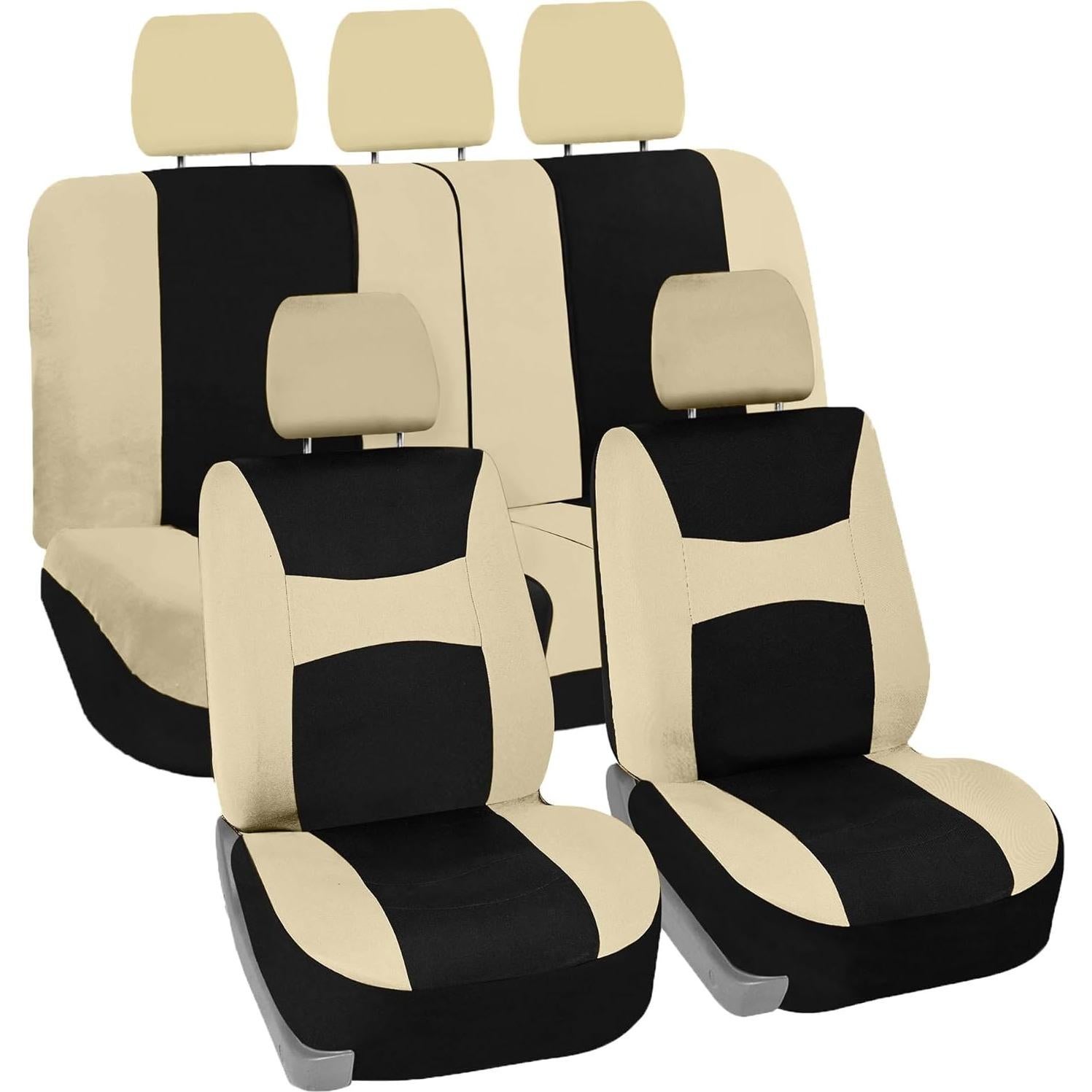 Juego Completo Cubiertas de Asientos FH Group Beige Universal